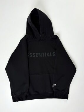 Fear of God ESSENTIALS Black and White Label Sweatshirt